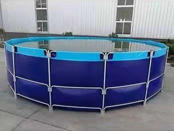 圓形支架魚池，支架水池